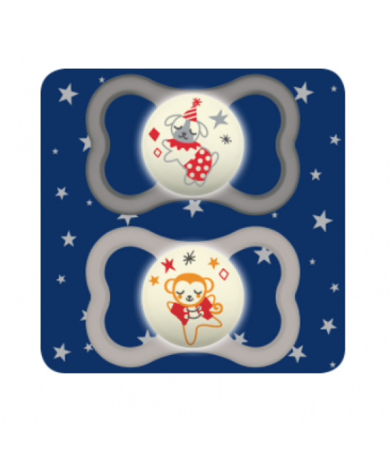 Mam Succhietti Air Night 16+, Silicone, Conf, Doppia, Neutro - Immagine 5
