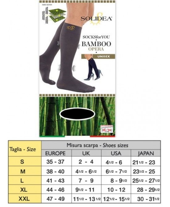 SOCKS FY BAMBOO OPERA BL N S
