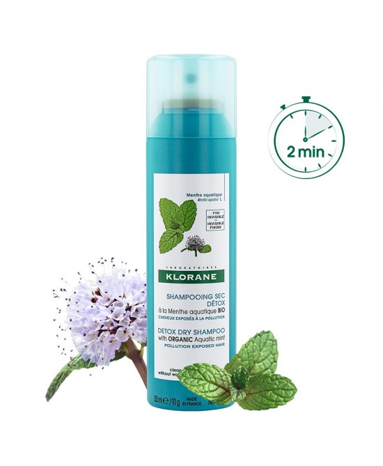 KLORANE SHAMPOO SECCO MENTA 150M