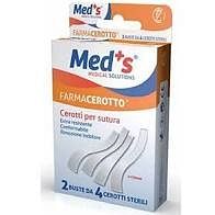 Cerotti Per Sutura Meds Farmacerotto - 2 Buste Da 4 Cerotti 4 x 76 mm - Immagine 6