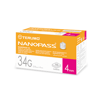Terumo Ago Per Penna Da Insulina Nanopass 34 Gauge Lunghezza 4 Mm 100 Pezzi - Immagine 5