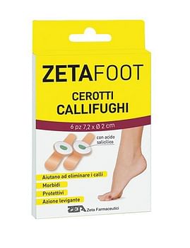 Zeta Foot Cerotto Callifugo Dischetto Centrale Con Astuccio 6 Pezzi