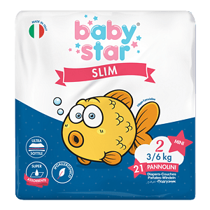 Babystar slim 3/6kg t2 mi 21pz - Immagine 6