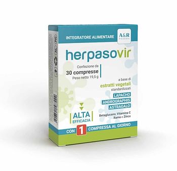 Herpasovir 30 Compresse - Integratore Per Il Sistema Immunitario Utile Contro L'Herpes - Immagine 4