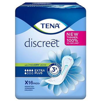 Tena Assorbente Incontinenza Leggera Discreet Extra Plus 16 Pezzi - Immagine 3