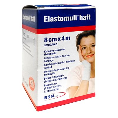 Elastomull Haft Benda Blu 8X4 - Immagine 2