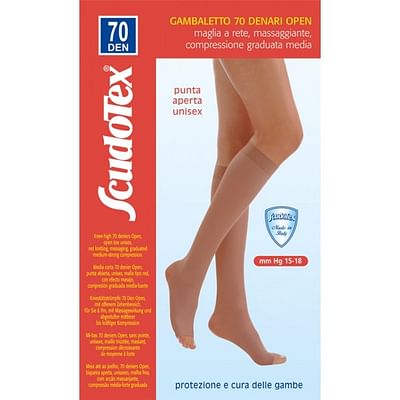 Scudotex Gambaletto - 70 Denari Punta Aperta Colore Nature Taglia 4 - Immagine 3
