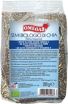 Fsc Omega 3 Semi Di Chia Bio Ad Alto Contenuto Di Fibra 250g