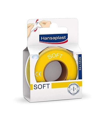 Hansaplast Cerotto Soft In Rocchetto 2,5X500cm - Immagine 3