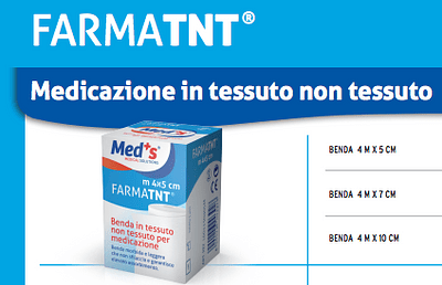 Medicazioni Farmatnt - Benda in tessuto non tessuto 4 Mt Da 10 Cm - Immagine 3