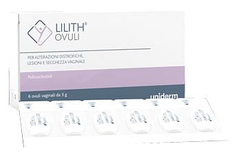 Uniderm Farmaceutici Lilith Ovuli Per La Secchezza Vaginale 6 Ovuli Vaginali - Immagine 7
