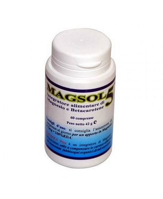 Magsol 5 Plus Integratore Magnesio e Betacarotene 60 Compresse - Herboplanet - Immagine 5