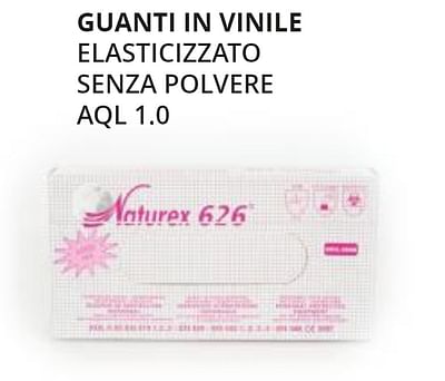 GUANTI VINIL S/POL M 100P GAMMAD - Immagine 4