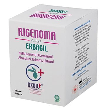 Erbagil Rigenoma Garze Per Rigenerazione Cutanea 10 Bustine 10X10 Cm - Immagine 5