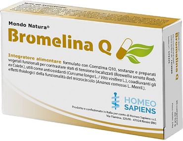 Homeo Sapiens Mondo Natura Bromelina Q Integratore Per Il Microcircolo 30 Compresse - Immagine 7