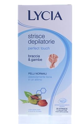 Lycia Strisce Depilatorie Perfect Touch con Cera d'Api e Olio di Jojoba 20 Strisce + 2 Salviettine - Lycia - Immagine 5