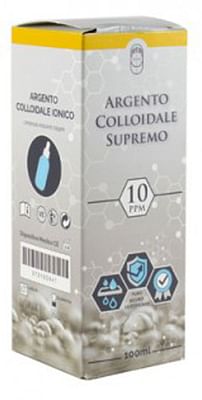 Argento Colloidale Supremo 10ppm Certificato Con Contagocce100 Ml