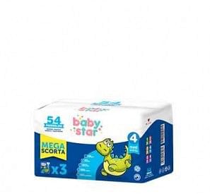 Baby Star Pannolino Babystar Megascorta Taglia 4 54 Pezzi - Immagine 7