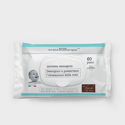 FIOCCHI DI RISO Acqua Non Acqua - 60 salviette detergenti Senza profumo - Immagine 8
