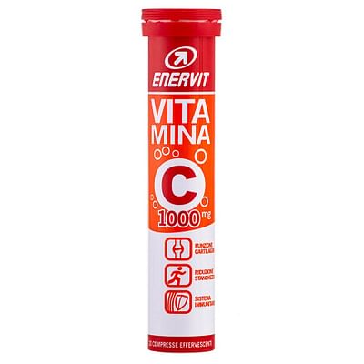 Enervit Vitamina C 1000 integratore alimentare 20 compresse effervescenti - Immagine 7