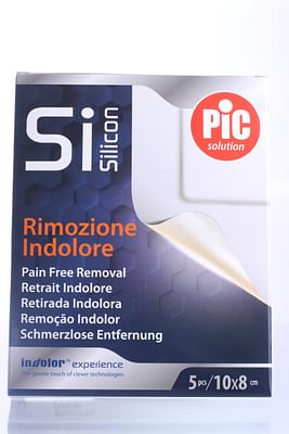 Pic Cerotto Post Operatorio Silicone 10X8cm 5 Pezzi - Immagine 5