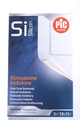 Pic Cerotto Si Silicon Rimozione Indolore - 5 Medicazioni 10 x 15 cm - Immagine 7