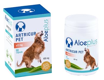 Verdi/Verde/Nera Artricur - Integratore Per Articolazioni E Mobilità Per Cani E Gatti, 400 Mg, 60 Capsule, Aloeplus - Immagine 7