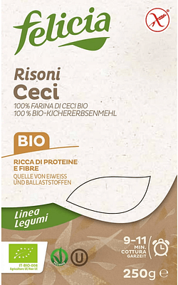 Felicia Pasta Bio Risoni Di Ceci Senza Glutine, 250G - Immagine 3