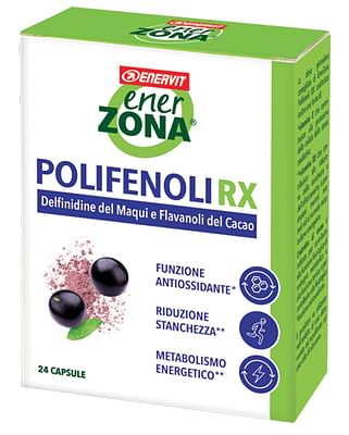 Enervit Enerzona Maqui RX Polifenoli Estratto di Maqui Vitamina B5 E 24 CPS - Immagine 10