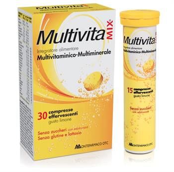 Multivitamix Vitamina C 1000 Gusto Arancia Zero Zuccheri - Integratore Di Vitamina C 20 Compresse Effervescenti - Immagine 8