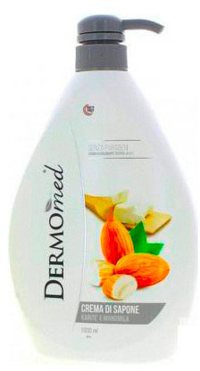 DERMOMED Karitè E Mandorla - Crema Di Sapone 1 Lt - Immagine 4