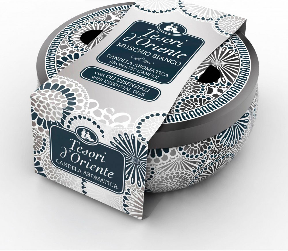 TESORI D'ORIENTE - Candela Aromatica Al Muschio Bianco 200g - Immagine 7