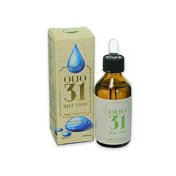 FACE COMPLEX OLIO 31 ALLE ERBE - IPOALLERGENICO 100ml - 2 PEZZI - Immagine 4