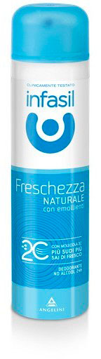 6pz INFASIL FRESCHEZZA deodorante corpo spray Naturale con emolliente 150ml - Immagine 10