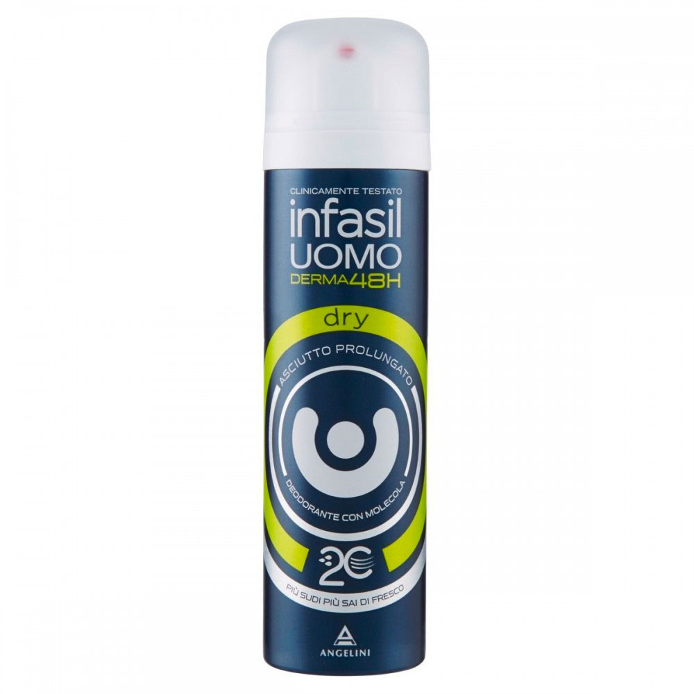 Infasil Uomo Derma 48H Dry Deo Spray 150 Ml - Immagine 8