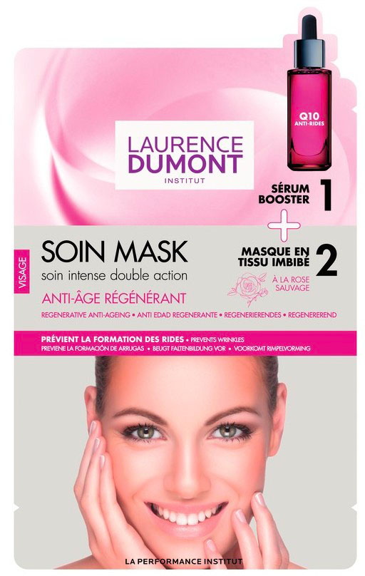 Laurence Dumont Rosa 2In1 Siero + Maschera In Tessuto Anti-Age Rigenerante - Immagine 5