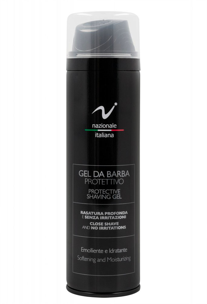 NAZIONALE ITALIANA GEL DA BARBA PROTETTIVO RASATURA PROFONDA 200ML IDRATANTE - Immagine 7