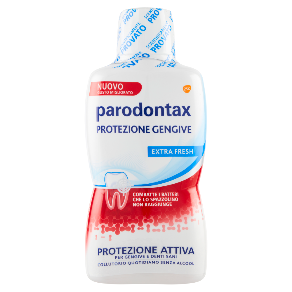 2 Flaconi Paradontax Collutorio Protezione Gengivale Attiva Extra Fresh 500ml - Immagine 7