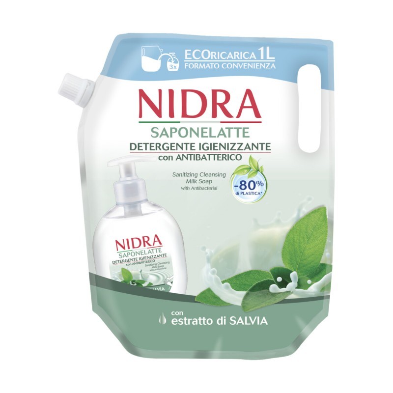 NIDRA SAPONELATTE BUSTA A/BATT 1LT - Immagine 5