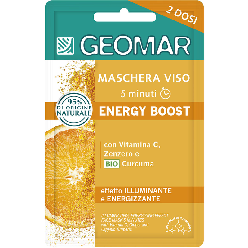 Maschera Viso 5 Minuti Energy Boost 2 X 7,5 Ml 15 ml - Immagine 3