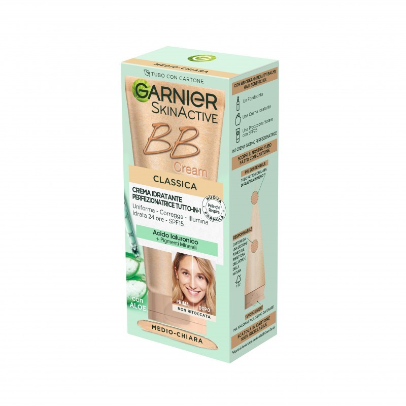 Bb Cream Classic, Con Acido Ialuronico, Tonalità Medio-chiara 50 ml - Immagine 6