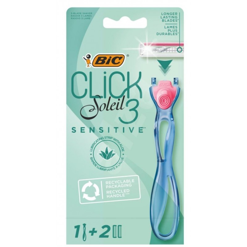 BIC CLICK SOLEIL 3 SENS RASOIO+2RI - Immagine 5