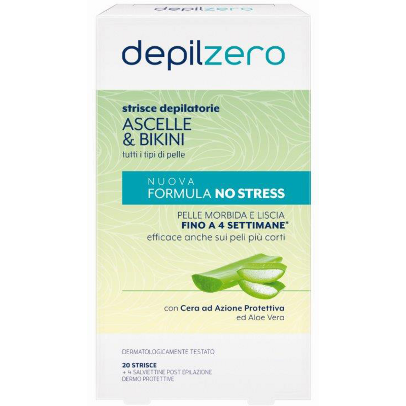 Depilzero Strisce Depilatorie Ascelle & Bikini 20 Pz - Immagine 5