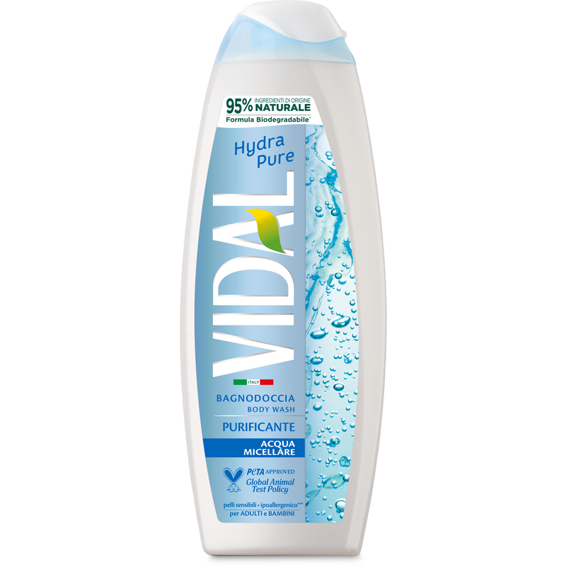VIDAL Hydra Pure - Bagnodoccia Con Acqua Micellare 500 ml - Immagine 5
