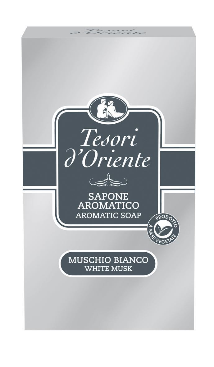 Tesori D'oriente Bianco Sapone Mani, Sapone Muschio 125G (Sapone Duro, 142 G) - Immagine 5