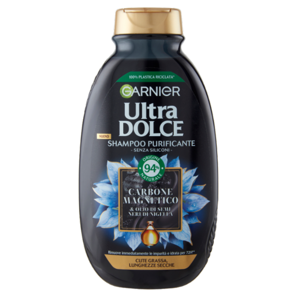 GARNIER - Ultra Dolce Carbone Magnetico - Shampoo Per Cute Grassa 250 Ml - Immagine 5
