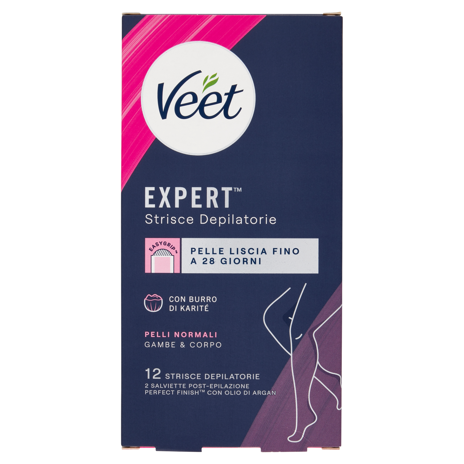 Veet Expert 12 Strisce Depilatorie Corpo Per Pelli Normali - Immagine 7