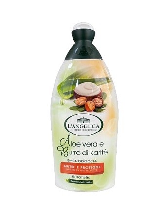 L'Angelica - Bagnoschiuma all'Aloe Vera e Burro di Karitè 500 ml - Immagine 4
