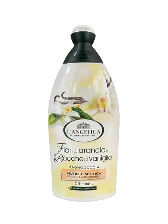 L'ANGELICA Fiori D'Arancio E Bacche Di Vaniglia - Bagnoschiuma Nutriente 500 ml - Immagine 4