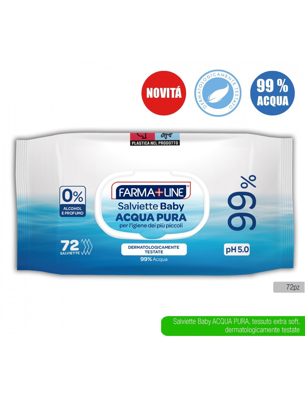 FARMALINE SALVIETTE 72C/POPUP ACQ.